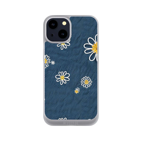 Apple iPhone 14 NIVOpure Jeans Flowers Pattern with AI