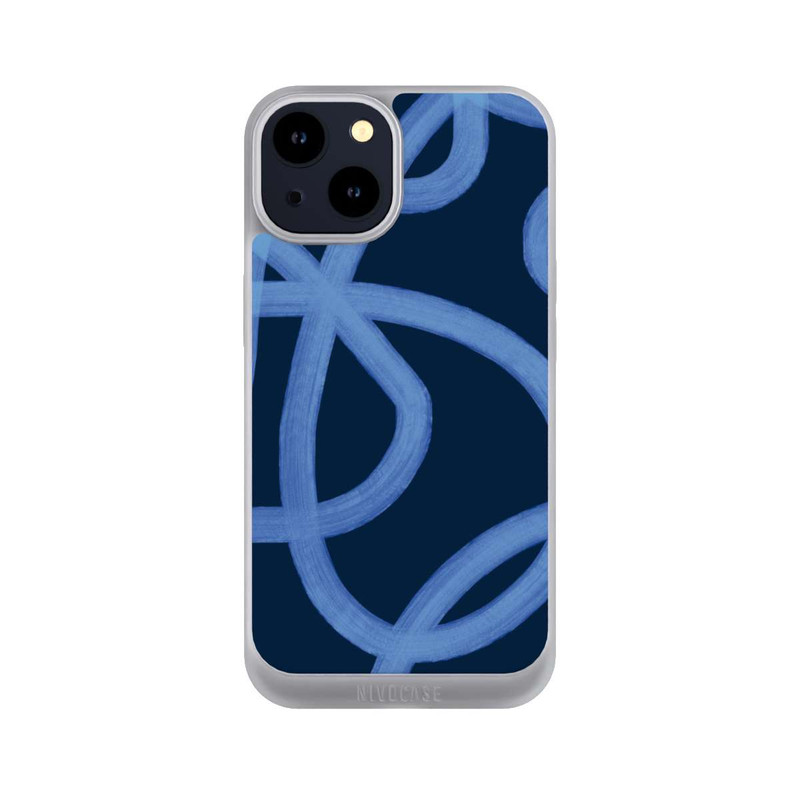iPhone 14 NIVOpure Laced Up Tones of Blue