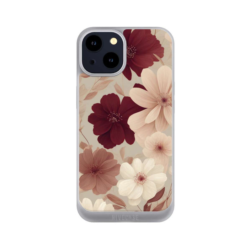 iPhone 14 NIVOpure Romantische Pastellblumen mit KI