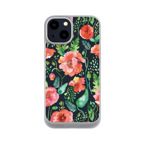 Apple iPhone 14 NIVOpure Mohnblumen Dunkle Wildnis