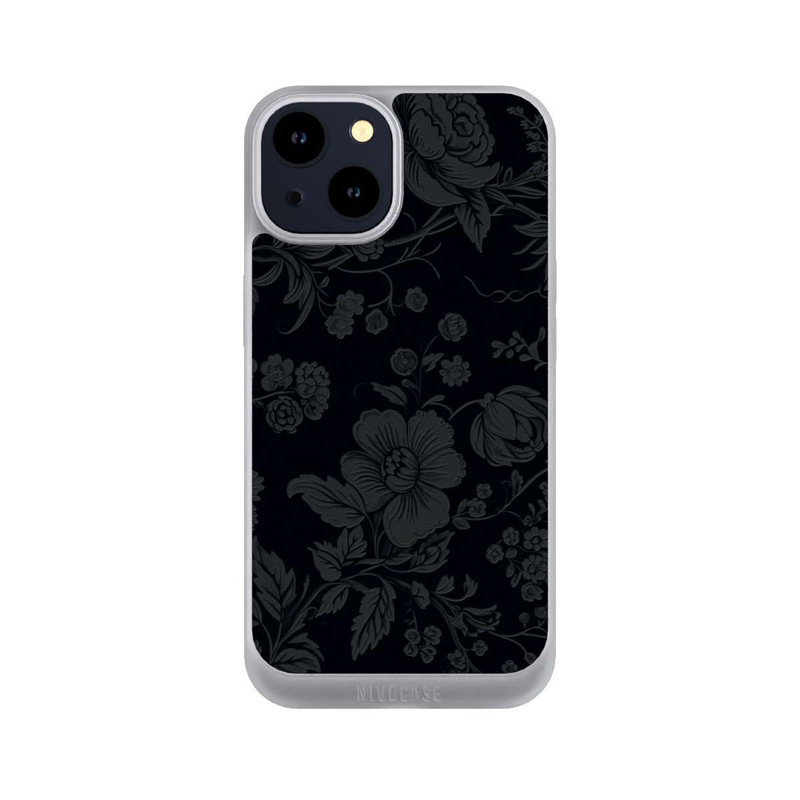 iPhone 14 NIVOpure Fleur Foncée Look Vintage