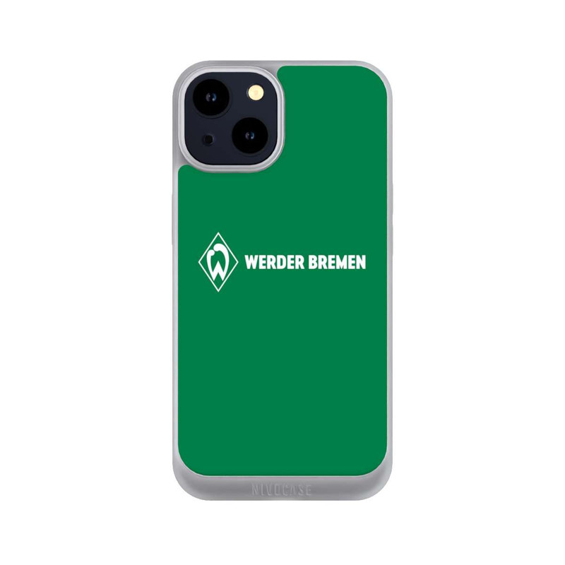 iPhone 14 NIVOpure Werder Bremen Schriftzug Raute Grün