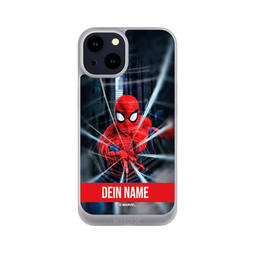 Apple iPhone 14 NIVOpure Spiderman Webs in Action Personalisierbar