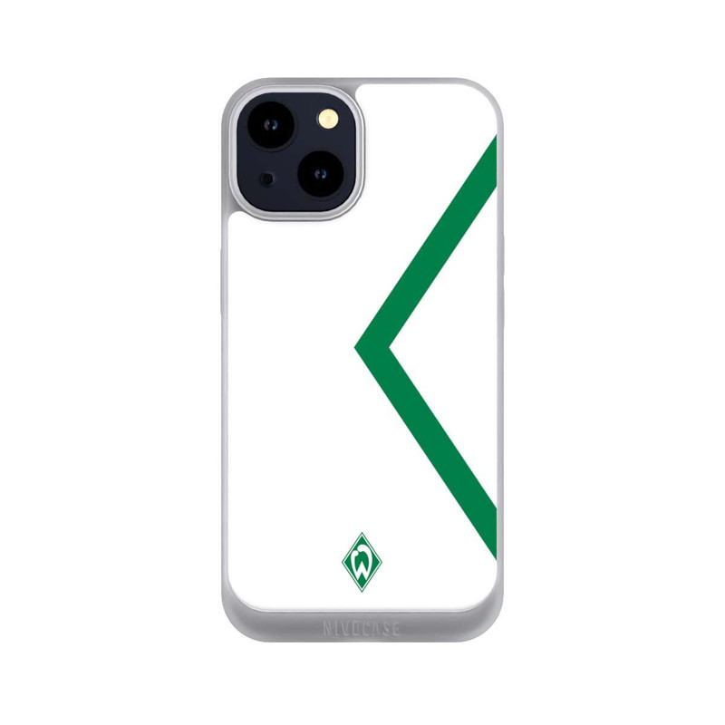 iPhone 14 NIVOpure Werder Bremen Rautenelement Grün