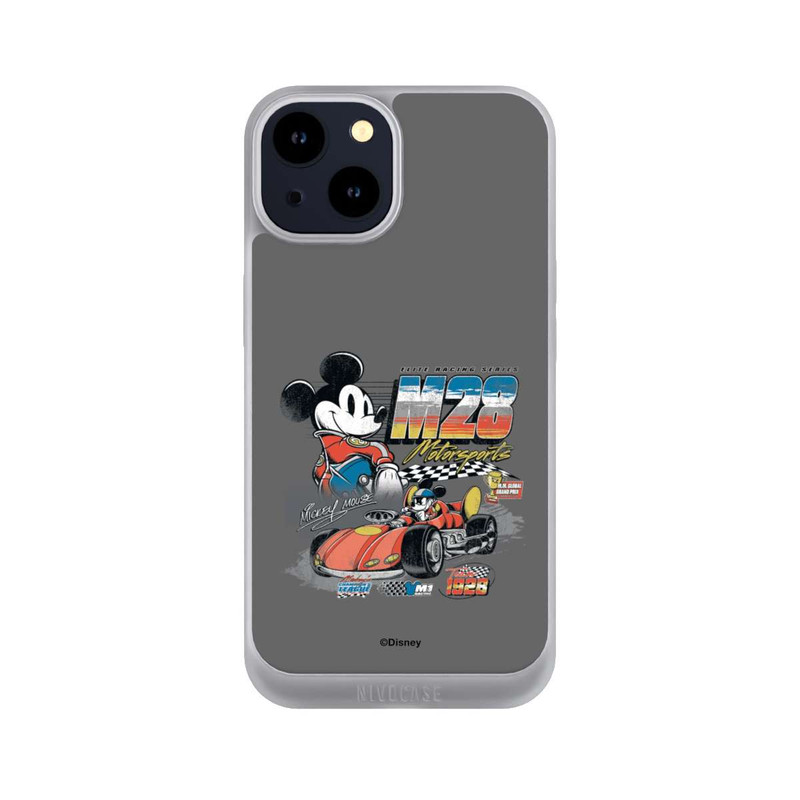 iPhone 14 NIVOpure Micky Maus Rennfahrer Auto M28