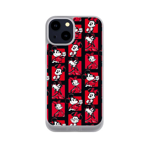 Apple iPhone 14 NIVOpure Micky Maus Racing Muster Rot