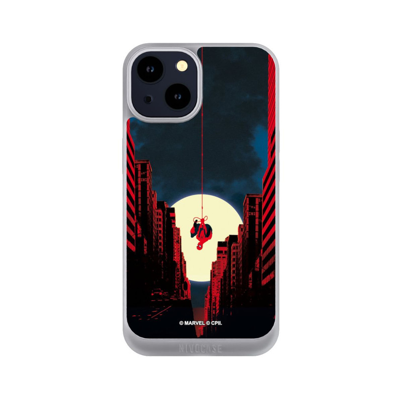 iPhone 14 NIVOpure Spider-Man Marvel between Skyscrapers