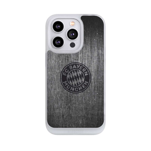 Apple iPhone 14 Pro NIVOpure Metalllook FCB Logo einfarbig