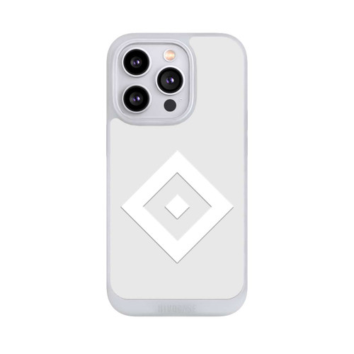 Apple iPhone 14 Pro NIVOpure Rauten Logo auf HSV Grau