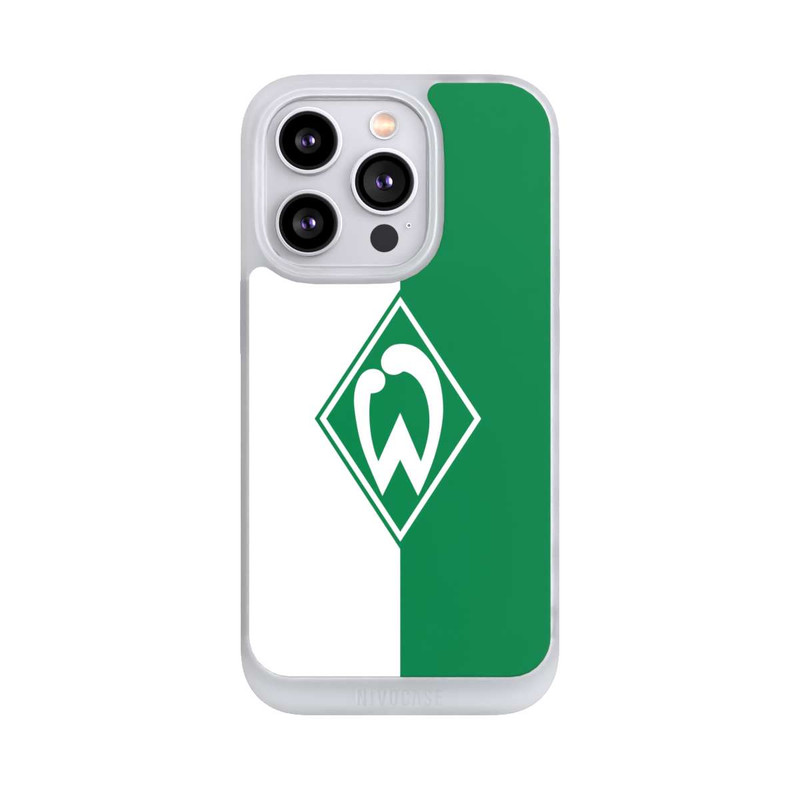 iPhone 14 Pro NIVOpure Weiß-Grün - Werder Bremen