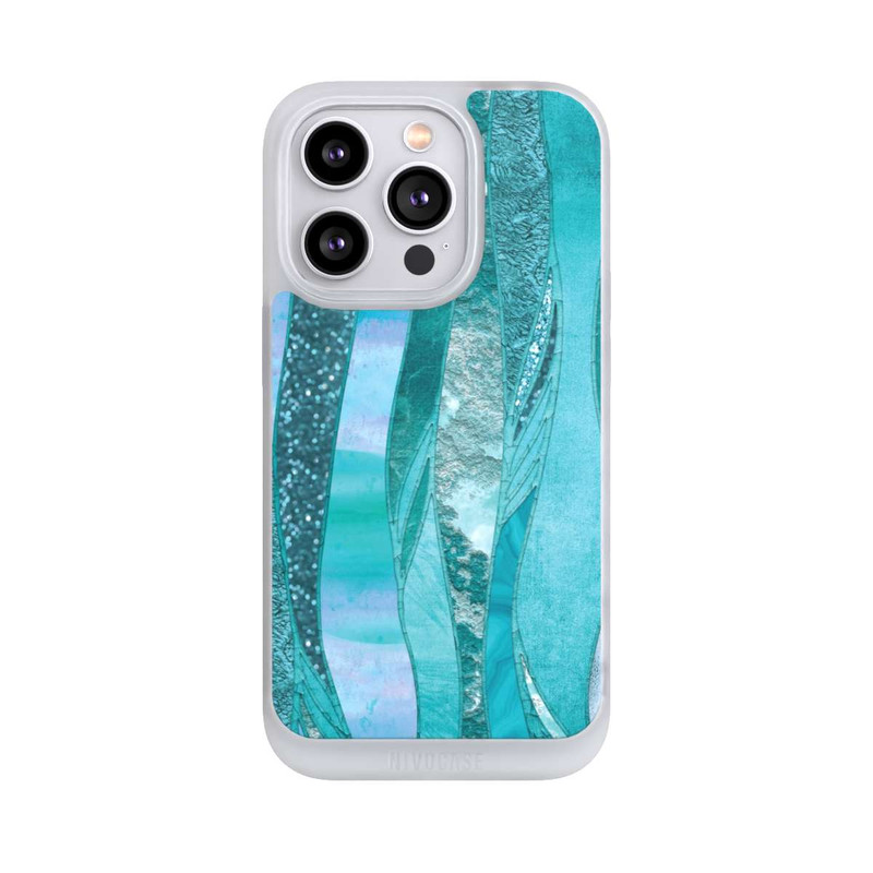 iPhone 14 Pro NIVOpure Blue Glamour Glitter Look