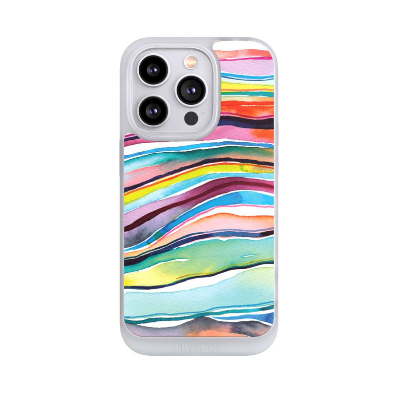 iPhone 14 Pro NIVOpure Aquarell Achatschichten