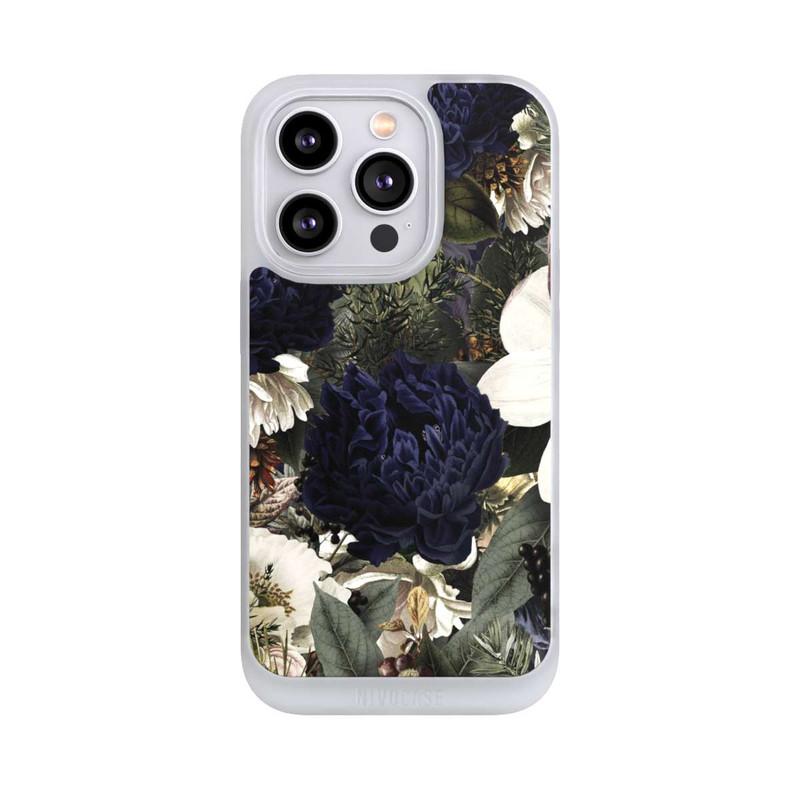 iPhone 14 Pro NIVOpure Dunkle Mitternachts Barock Vintage Blumen