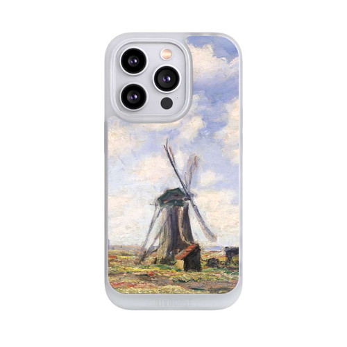 Apple iPhone 14 Pro NIVOpure Tulpenfelder mit der Rijnsburger Windmühle von Claude Monet