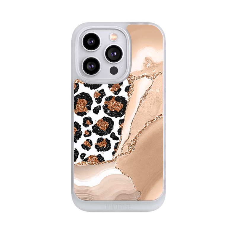 iPhone 14 Pro NIVOpure  Muster und Texturen Hellgold