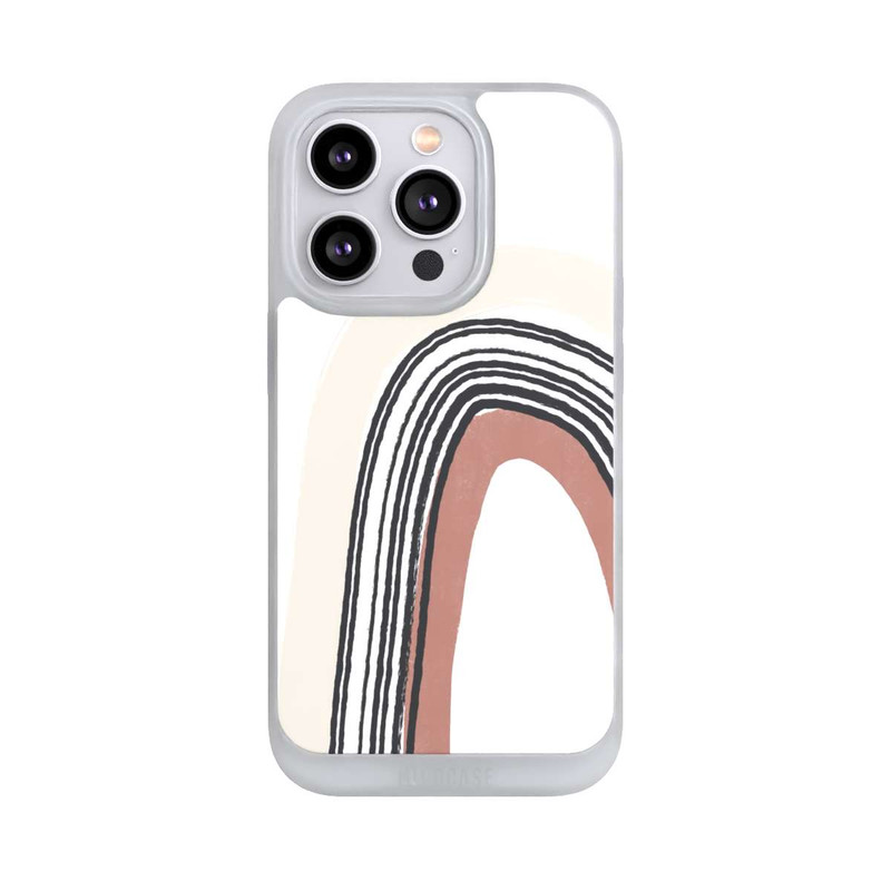 iPhone 14 Pro NIVOpure Texturierter Regenbogen