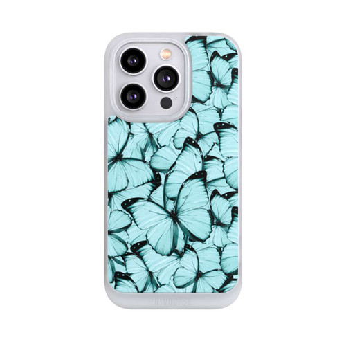 Apple iPhone 14 Pro NIVOpure Teal Butterflies