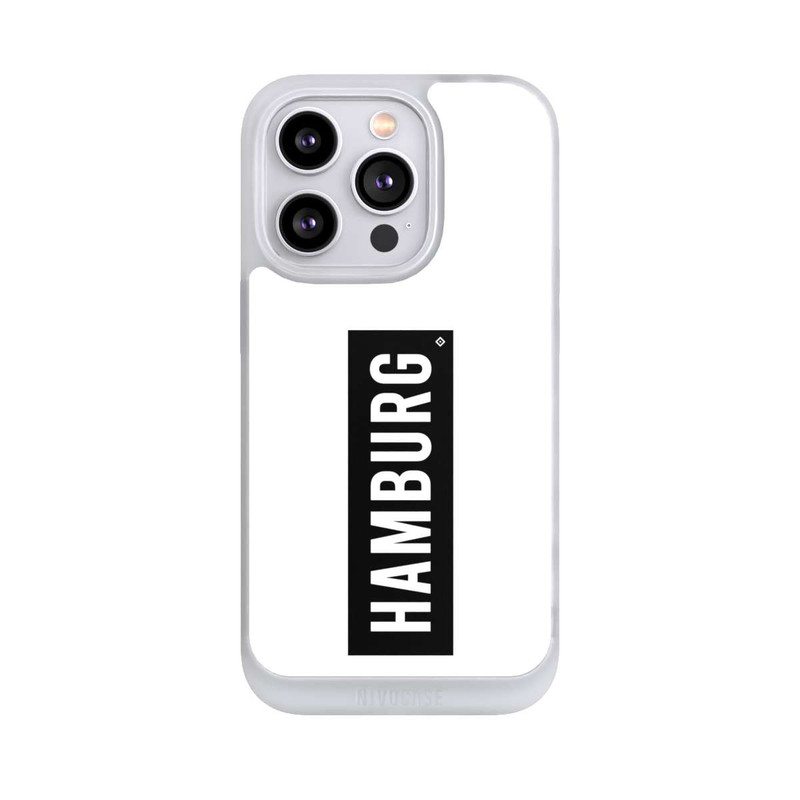 iPhone 14 Pro NIVOpure HSV Hamburg Schwarz Weiss