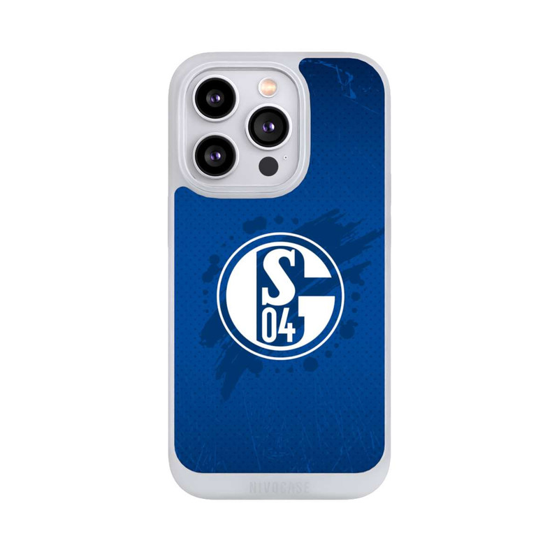 iPhone 14 Pro NIVOpure Schalke 04 Farbe Fleck Blau