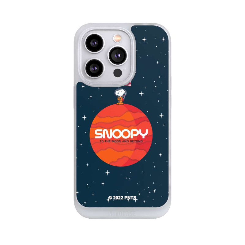 iPhone 14 Pro NIVOpure Snoopy Weltraumreisender Orange