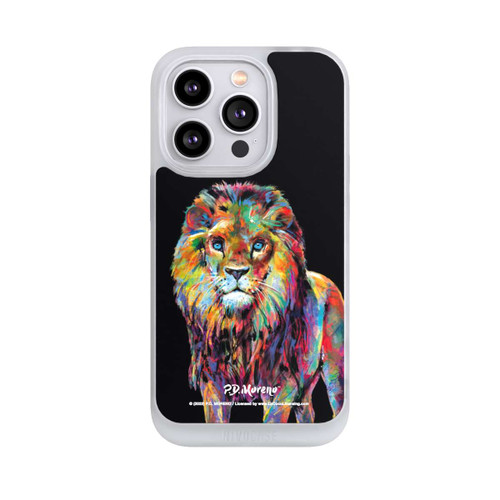 Apple iPhone 14 Pro NIVOpure Löwe Bunte Kunst von P.D. Moreno