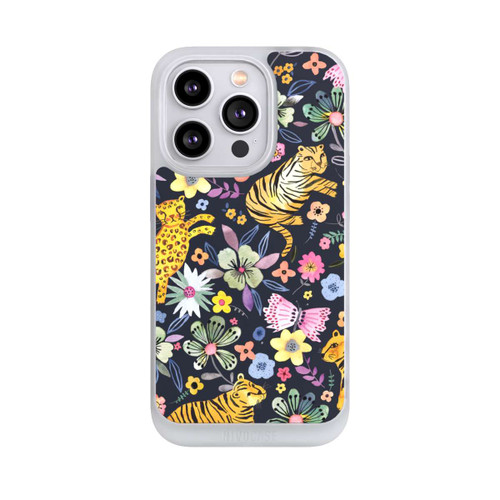 Apple iPhone 14 Pro NIVOpure Spring Tigers Flowers Black