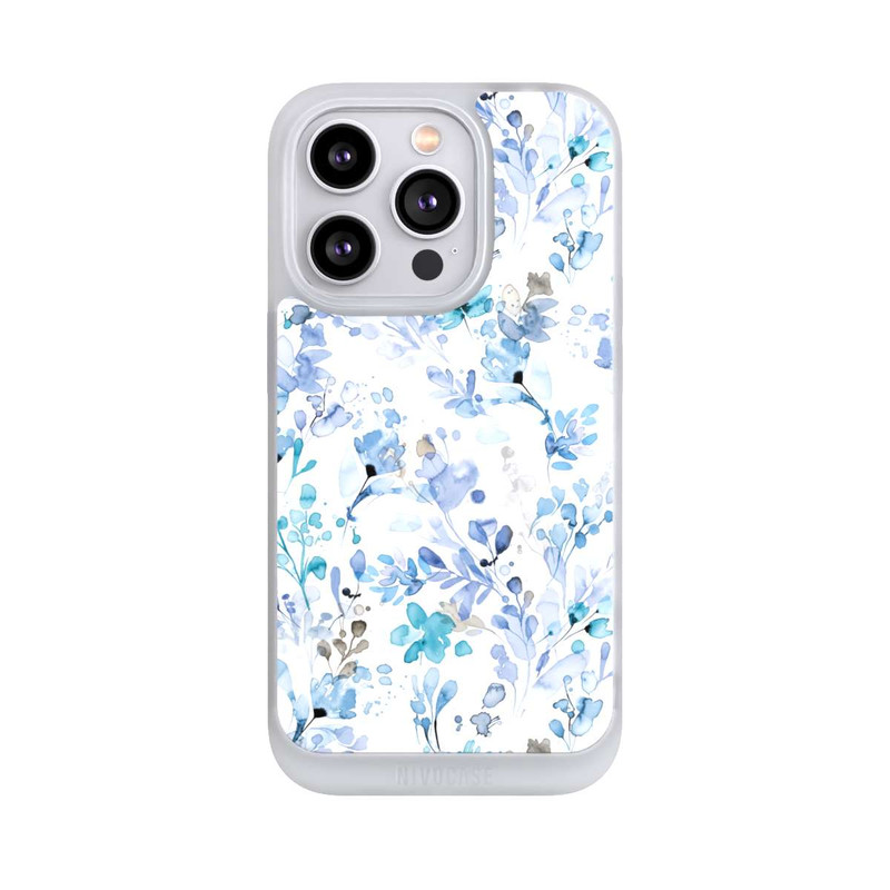 iPhone 14 Pro NIVOpure Frühlingsunkraut blau