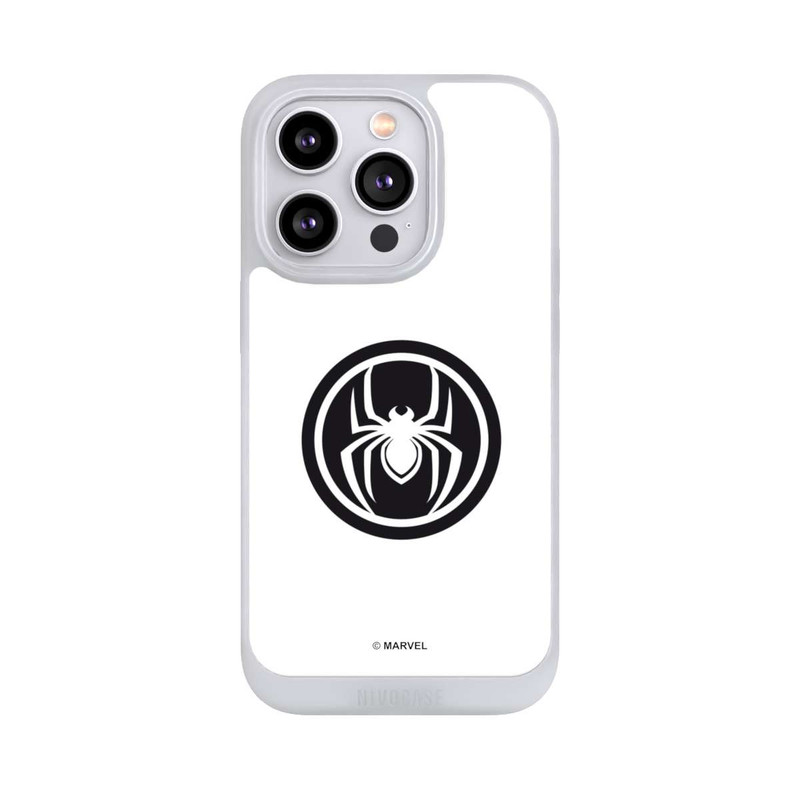iPhone 14 Pro NIVOpure Spider-Man Logo White