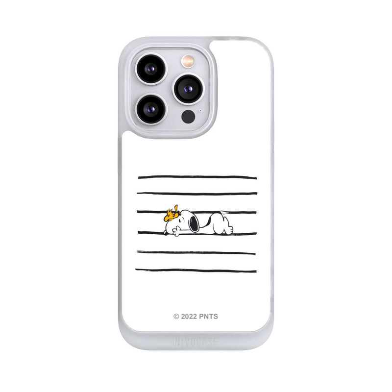 iPhone 14 Pro NIVOpure Snoopy Woodstock Streifen