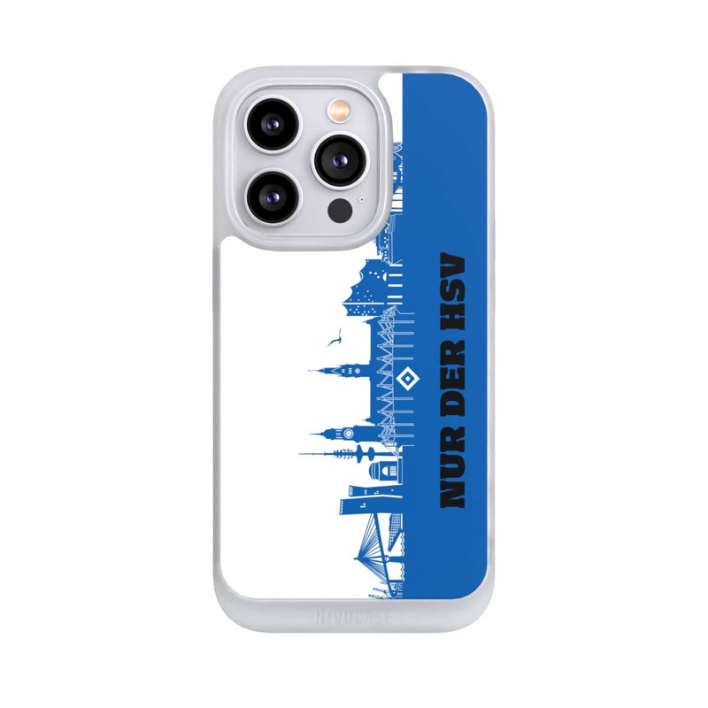 iPhone 14 Pro NIVOpure HSV Skyline Blau Weiß