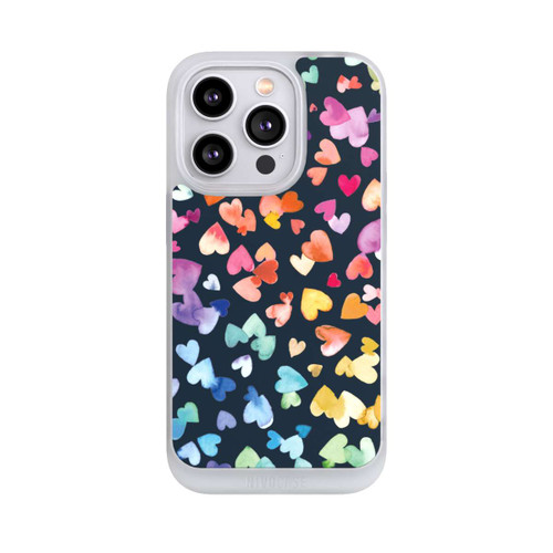 Apple iPhone 14 Pro NIVOpure Valentines Hearts Black
