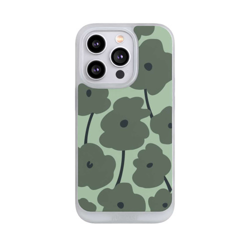 Apple iPhone 14 Pro NIVOpure Fleurs Minimalistes Vertes