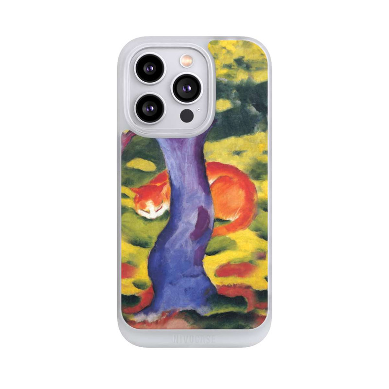 iPhone 14 Pro NIVOpure Katze hinter Einem Baum von Franz Marc