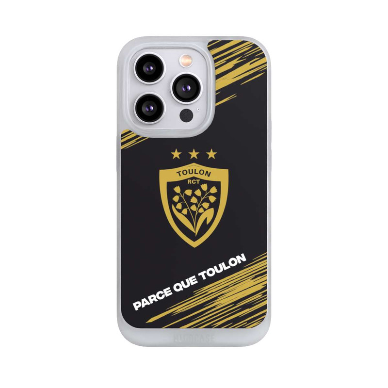 iPhone 14 Pro NIVOpure RCT Logo Gold Monochrom