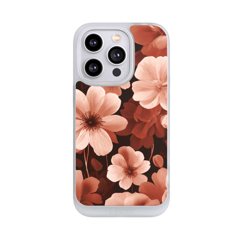 iPhone 14 Pro NIVOpure Rote Negativblumen mit KI