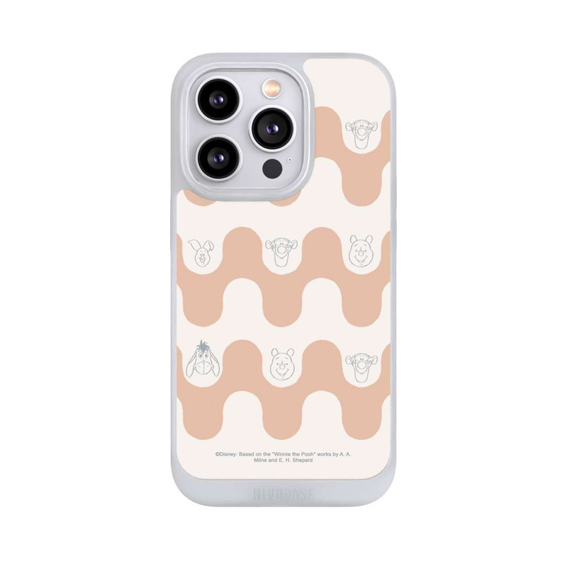 iPhone 14 Pro NIVOpure Winnie Puuh und Freunde Wellenmuster