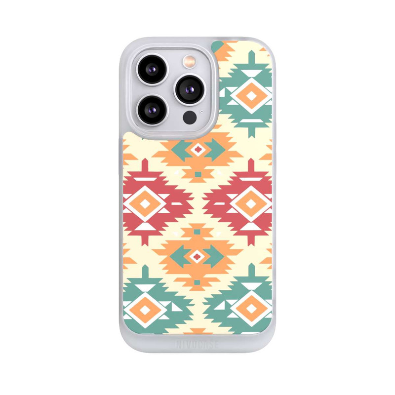 iPhone 14 Pro NIVOpure Modern Tribal Boho Aztec Geometric Design 1