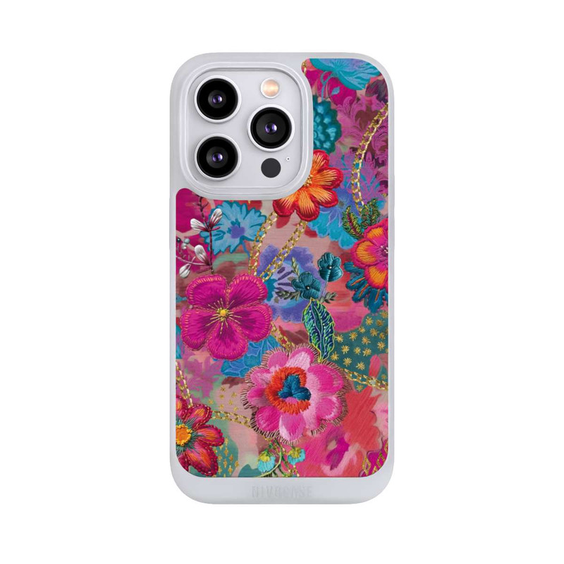 iPhone 14 Pro NIVOpure Patchwork Blumen Mit KI