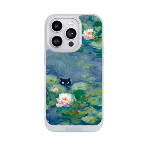 Apple iPhone 14 Pro NIVOpure Katze im Teich Gemälde Impressionismus