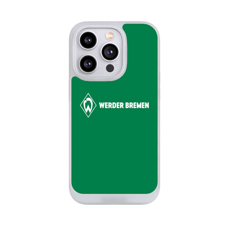 iPhone 14 Pro NIVOpure Werder Bremen Schriftzug Raute Grün