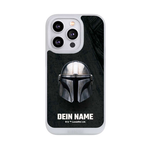 Apple iPhone 14 Pro NIVOpure Star Wars Mandalorian Black Helmet Personalisierbar