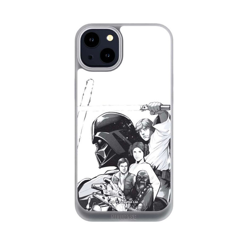 iPhone 14 Plus NIVOpure Star Wars Characters - Black and White