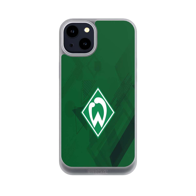 iPhone 14 Plus NIVOpure Grüne Grafikelemente - Werder Bremen
