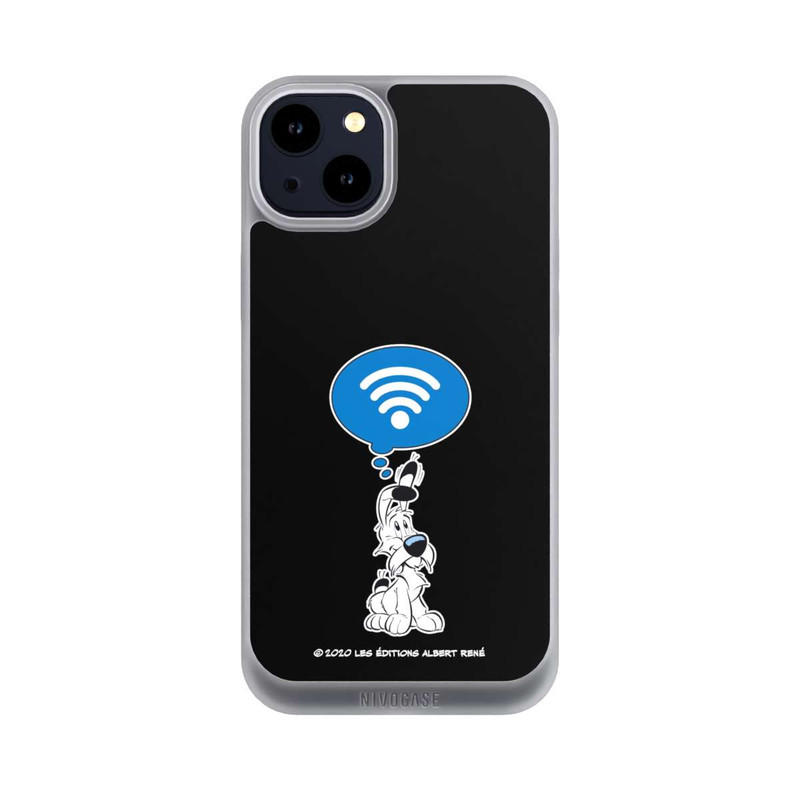 iPhone 14 Plus NIVOpure Idefix W-LAN - Schwarz Hintergrund