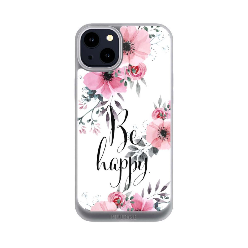 iPhone 14 Plus NIVOpure Be Happy Blumen