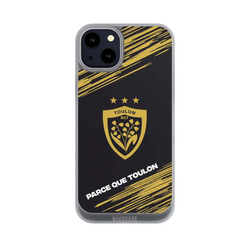 iPhone 14 Plus NIVOpure RCT Logo Gold Monochrom
