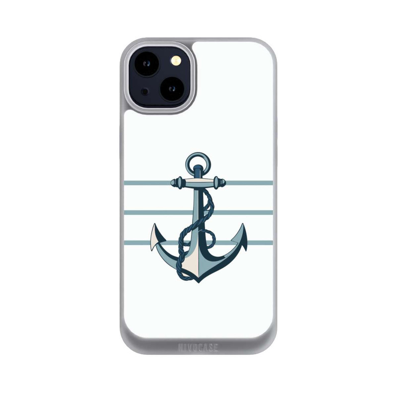 iPhone 14 Plus NIVOpure Anchor Line White with AI