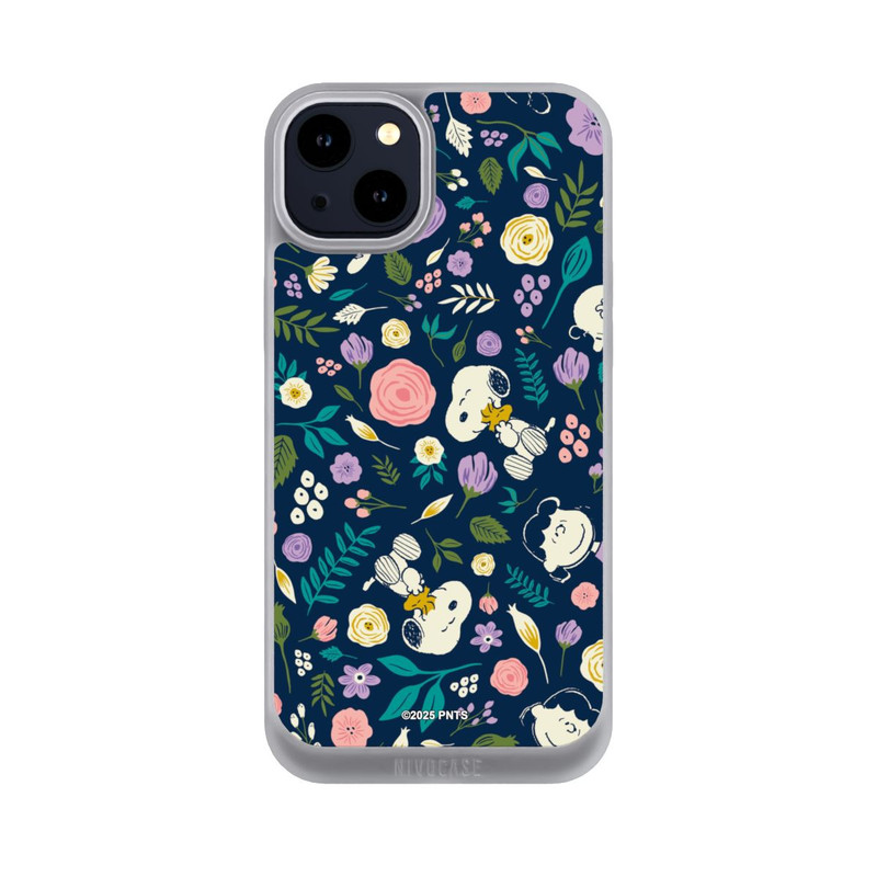iPhone 14 Plus NIVOpure Peanuts Dark Flower Pattern