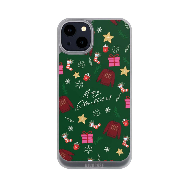 iPhone 14 Plus NIVOpure Traditionelles Weihnachtsmuster