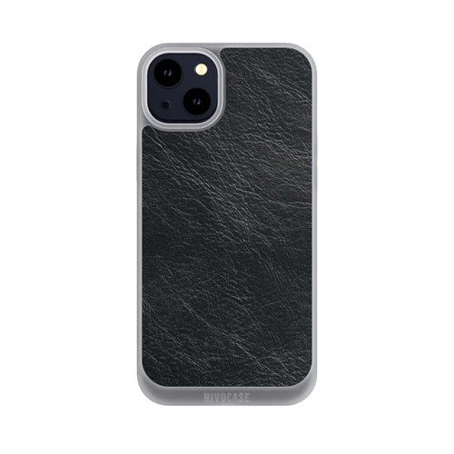 Apple iPhone 14 Plus NIVOpure Schwarzer Lederlook Hintergrund